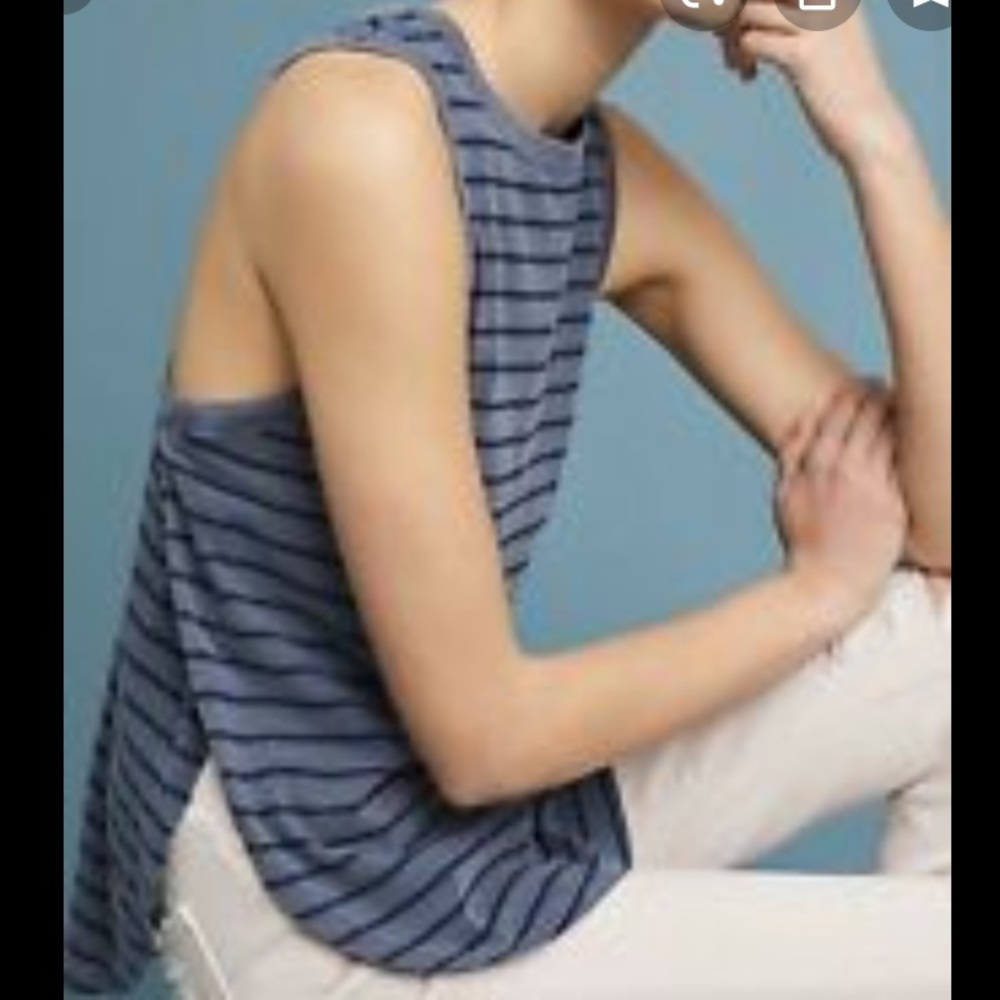 Stateside from Anthropologie Cotton Striped Tank M